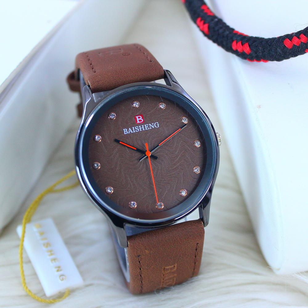 Leather Strap Watch For Men