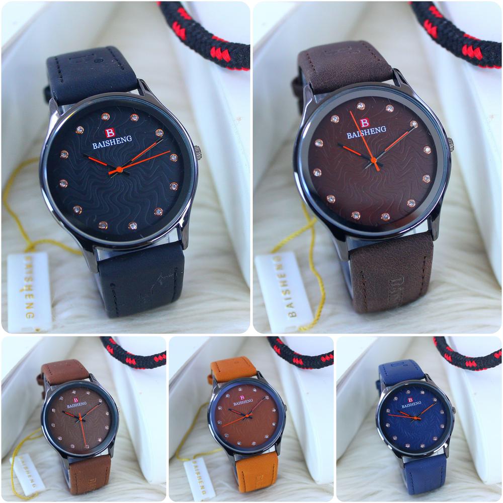 Leather Strap Watch For Men