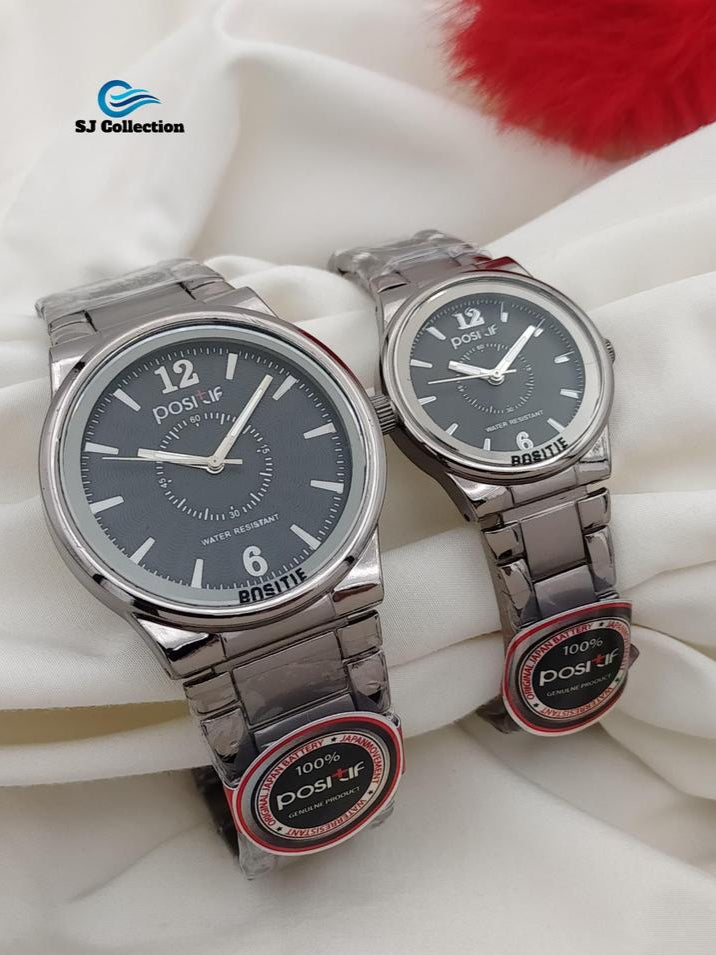 Couple Analouge Watch Water Resistant FW90