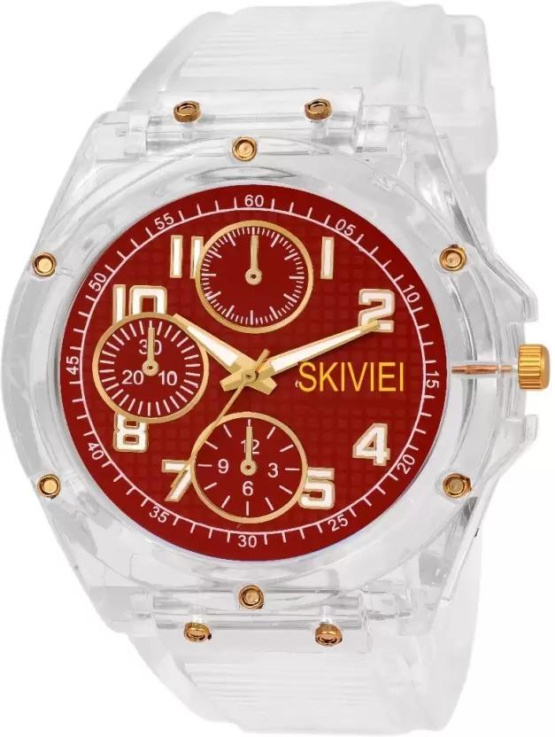 Transparent Analog Watch For Boys