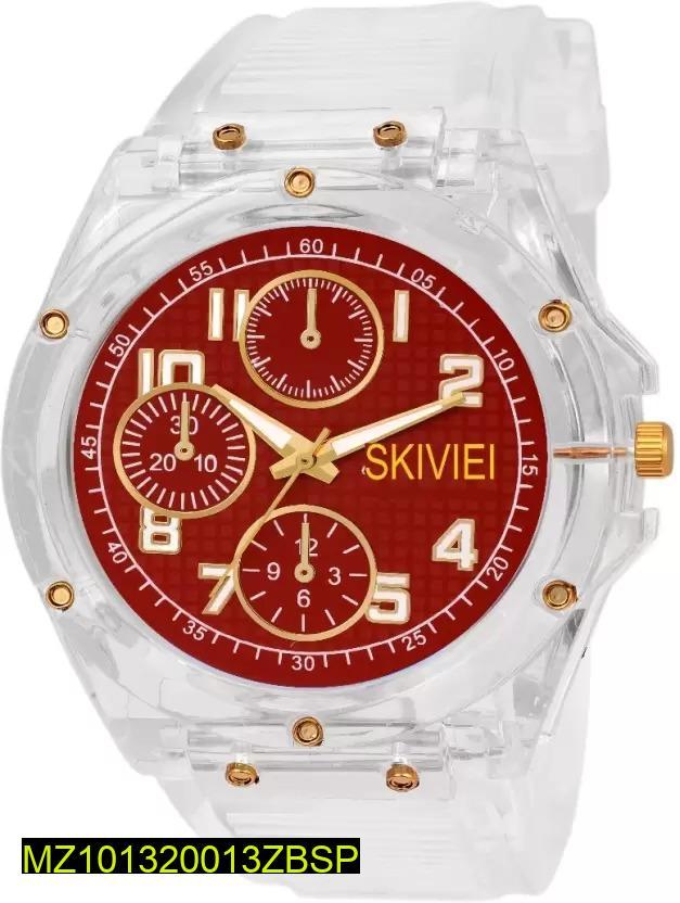 Transparent Analog Watch For Boys
