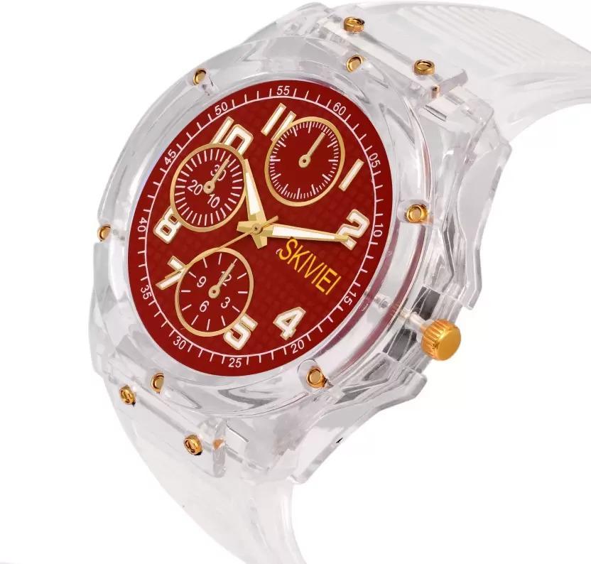 Transparent Analog Watch For Boys