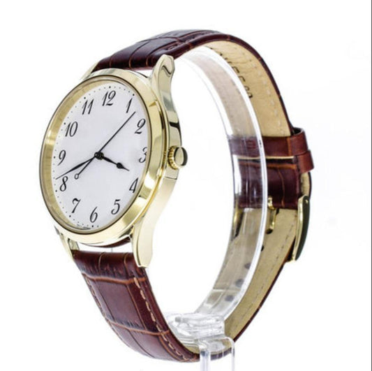: Unisex Leather Luxury Watch
