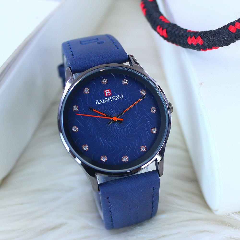 Leather Strap Watch For Men