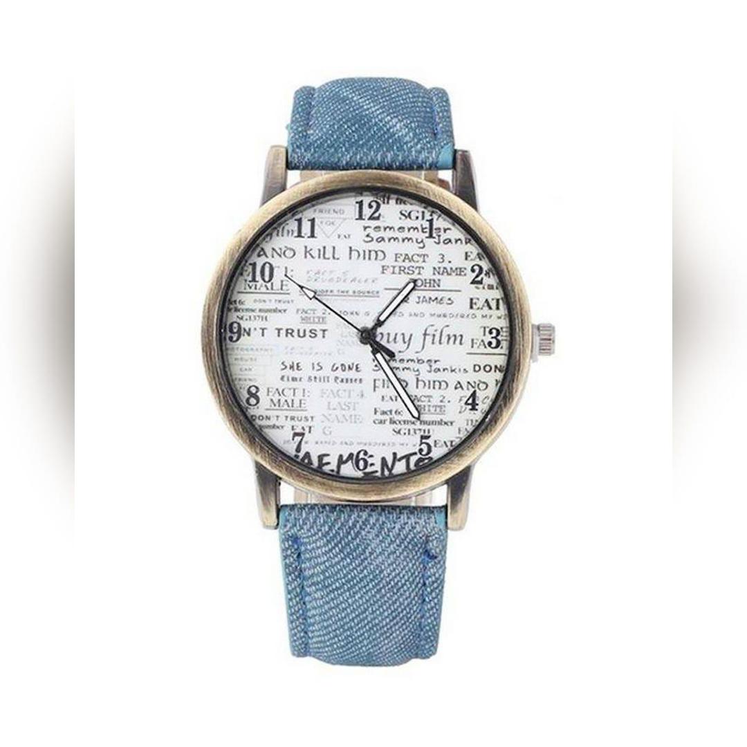 Stylish Women's Quartz Watch - 2 Pcs, Water Resistant, Round Dial